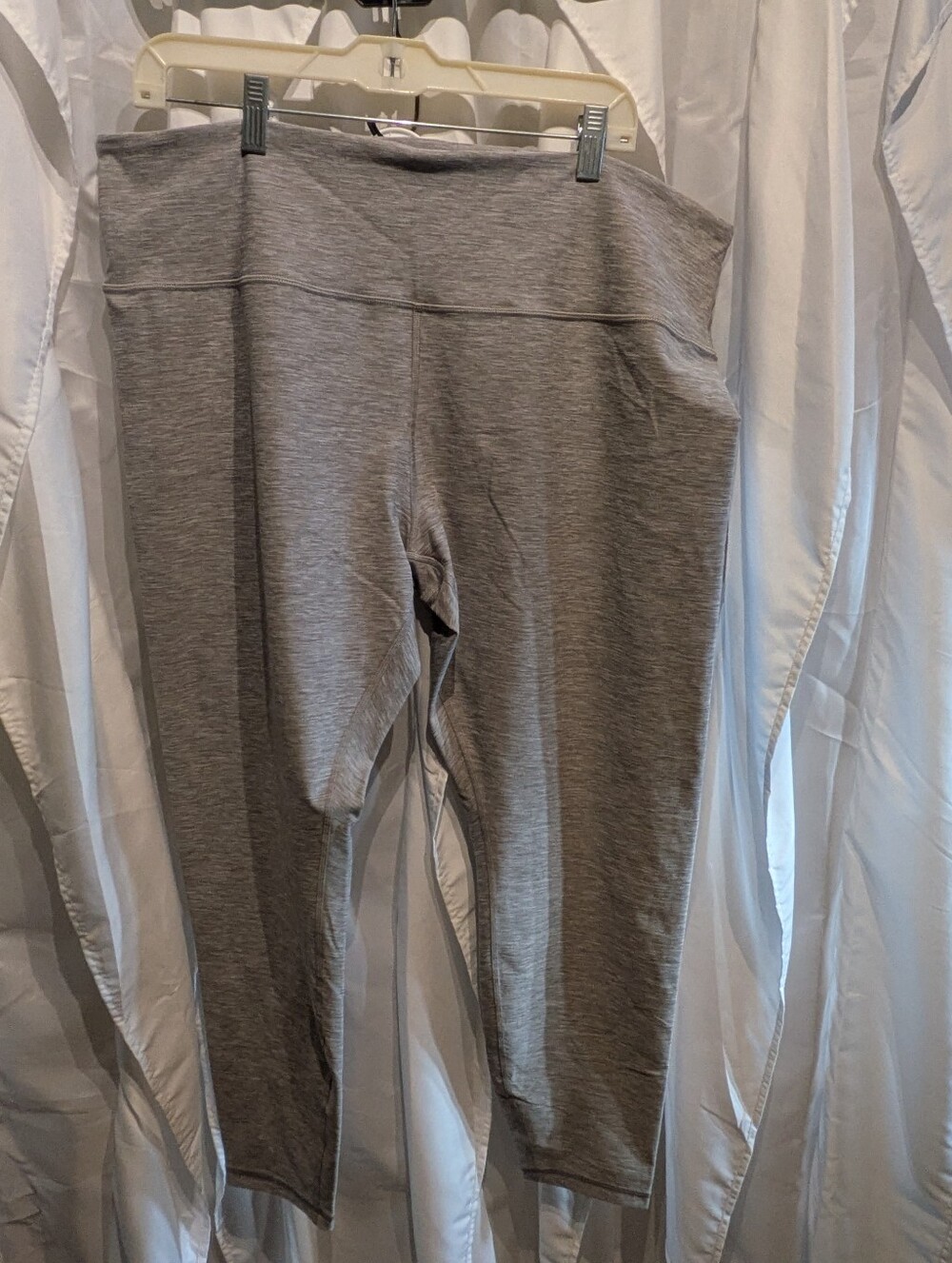 E3 NWT Athleta Elation Softluxe Tight Leggings Gray Heather Plus Size 2X $105